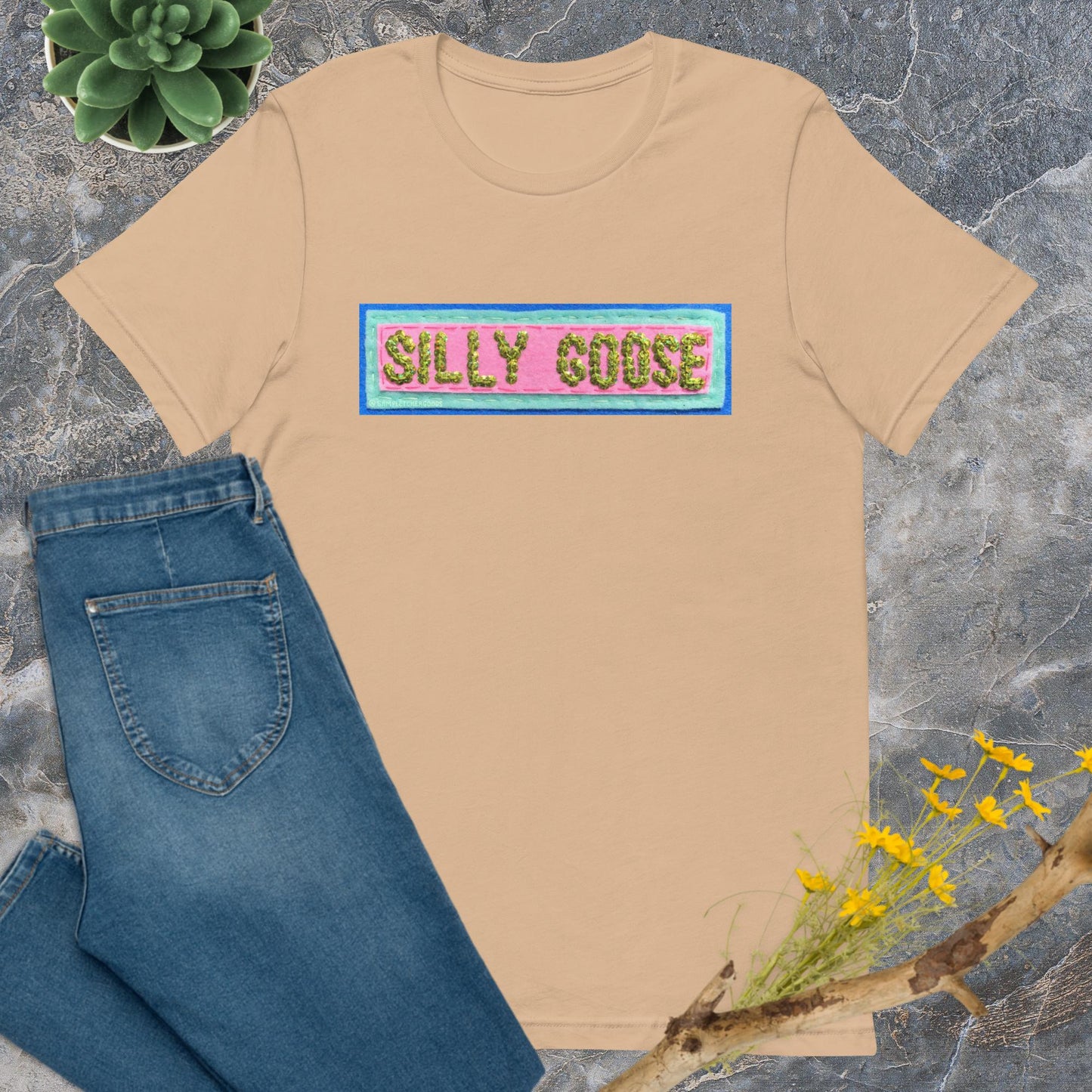 Silly Goose Unisex t-shirt via Printful