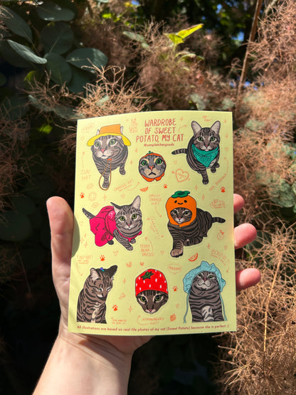 Sweet Potato Sticker Sheet