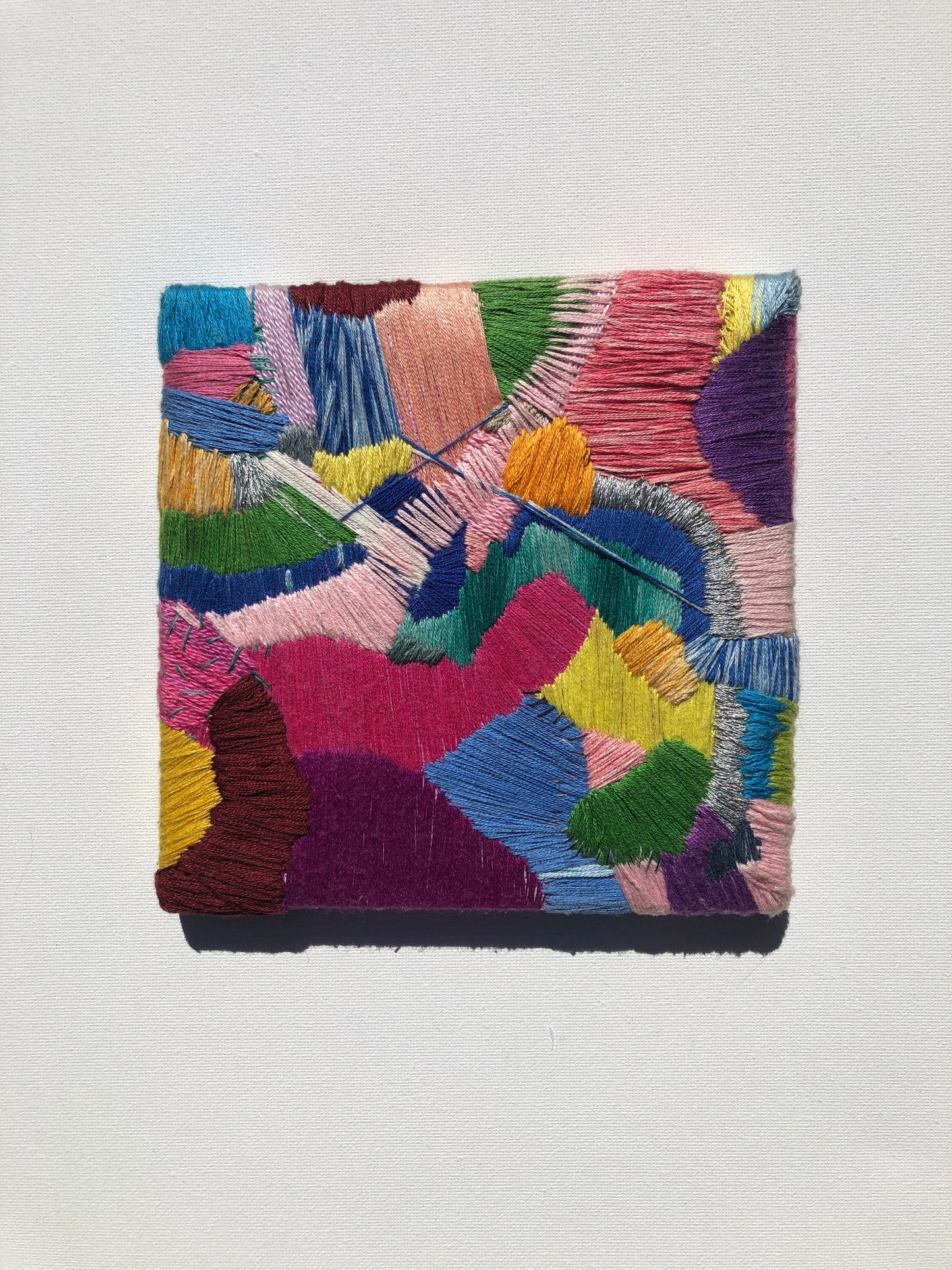 Colorful Embroidered Canvas (2018)