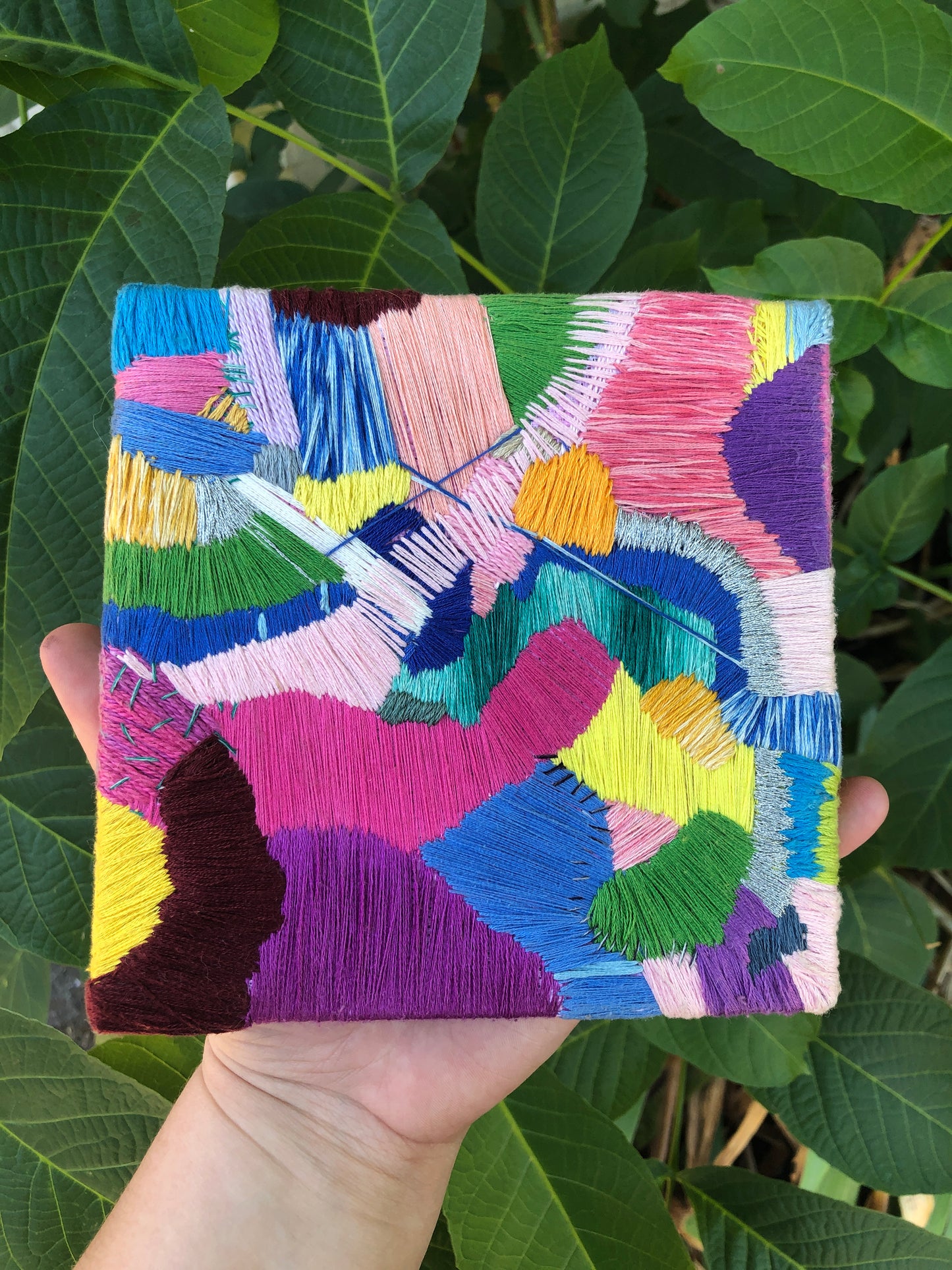 Colorful Embroidered Canvas (2018)