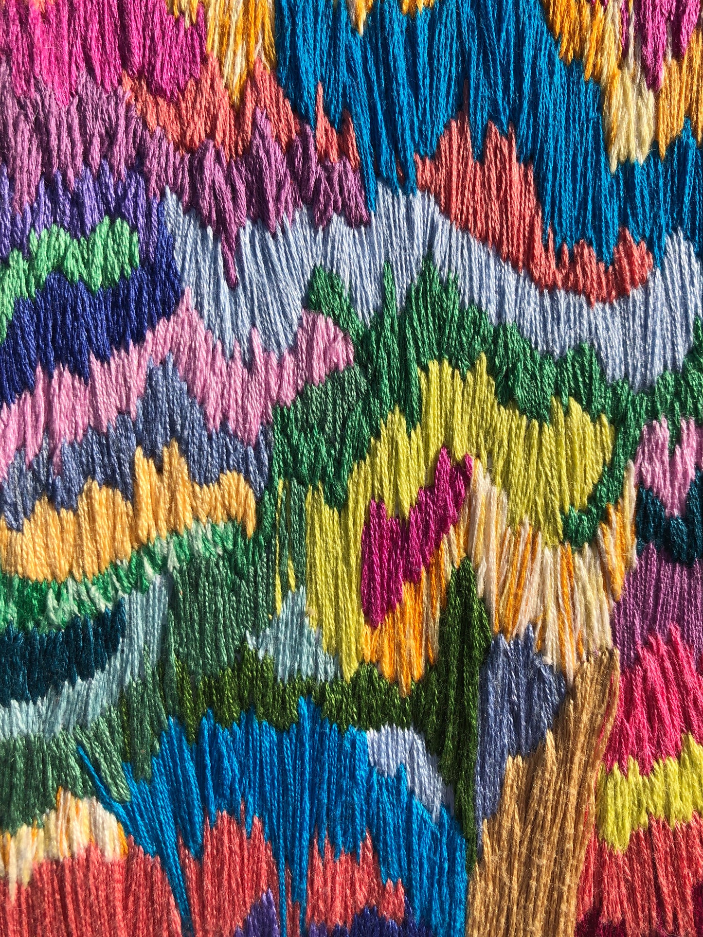 Colorful Embroidered Canvas (2022)