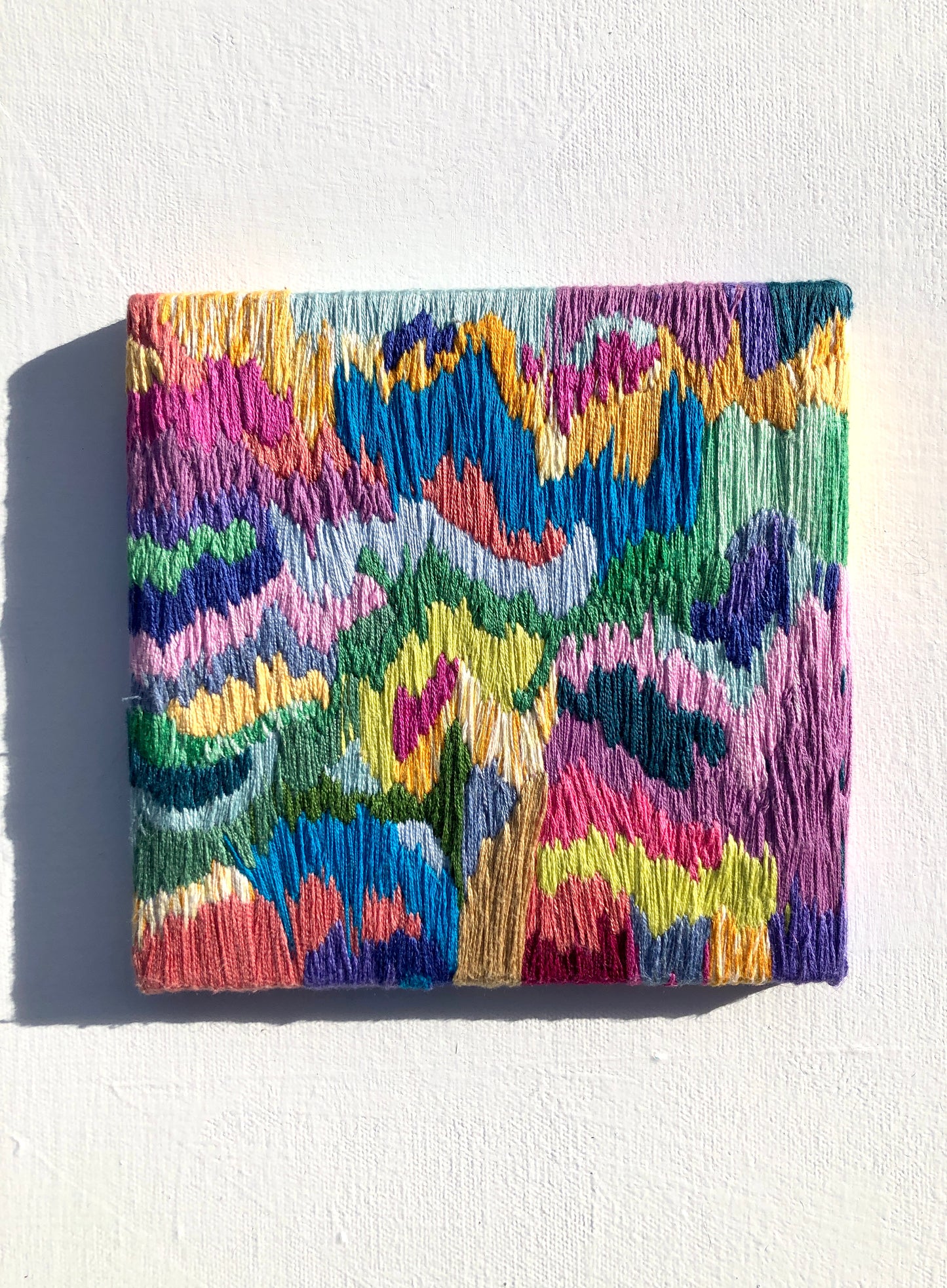 Colorful Embroidered Canvas (2022)