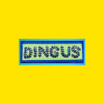 DINGUS ~ Sequin Patch Inspired Waterproof Holographic Sticker