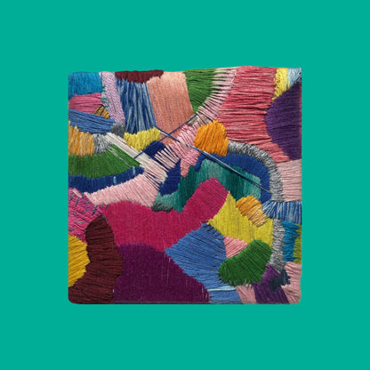 Colorful Embroidered Canvas (2018)