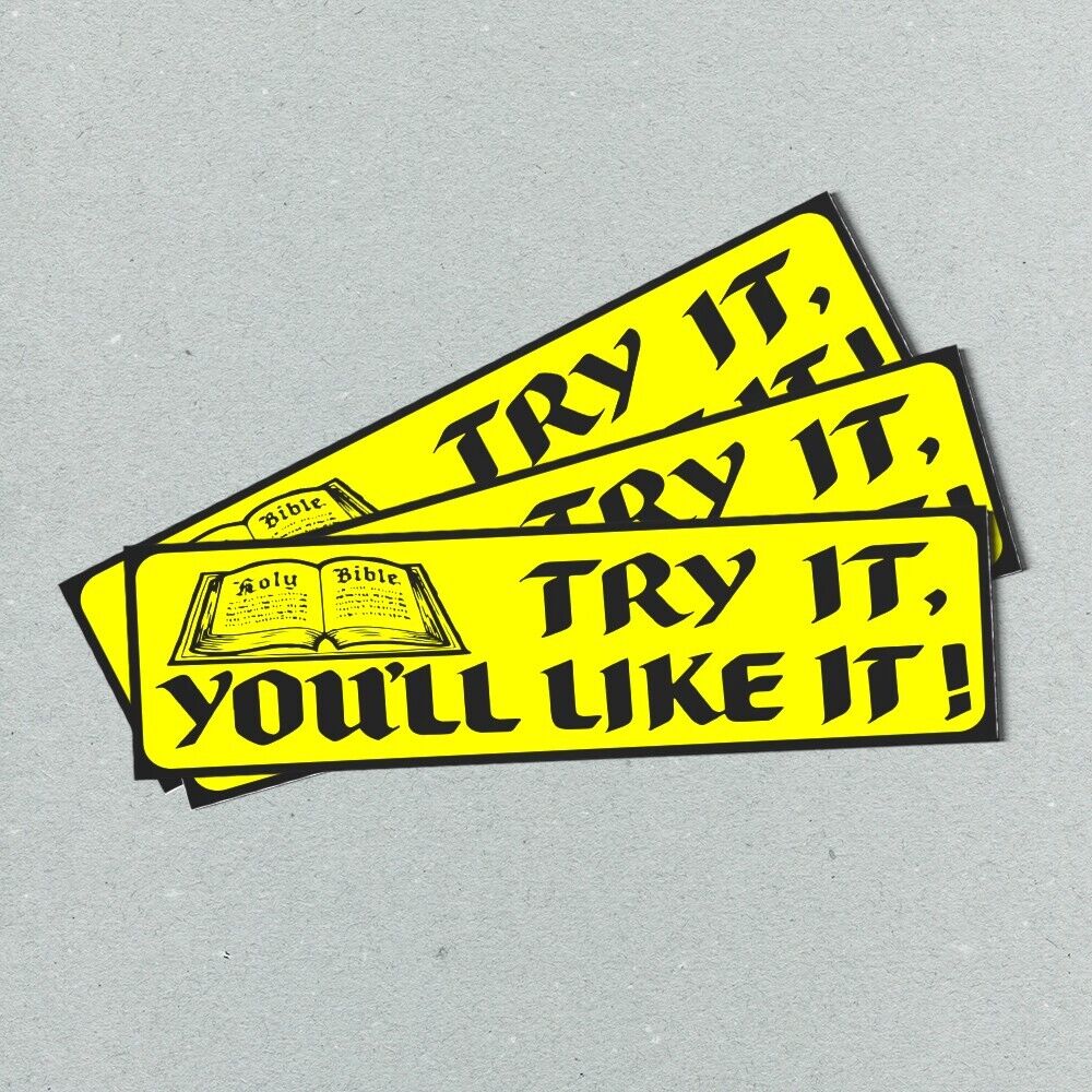 TRY IT, YOU'LL LIKE IT ~ Waterproof Holographic Sticker