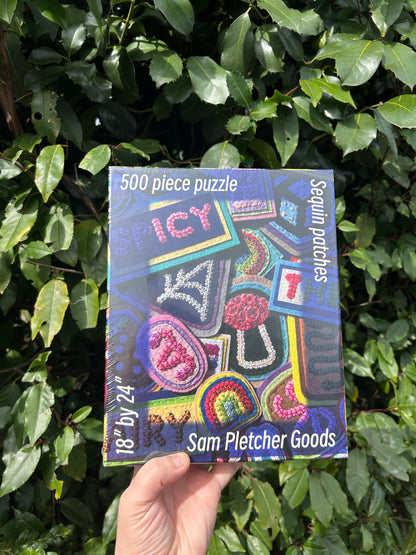 Sequin Patch Puzzle ~ 500 pieces