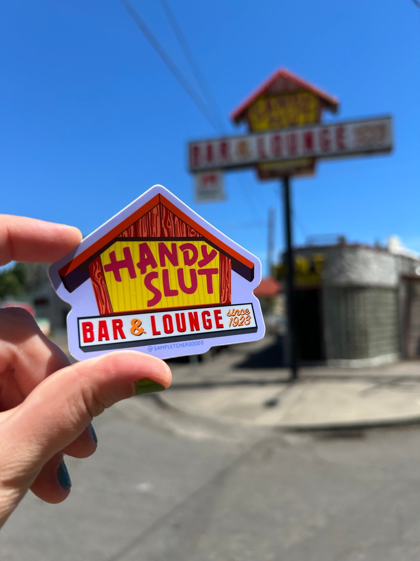 Handy Slut ~ Waterproof Vinyl Sticker