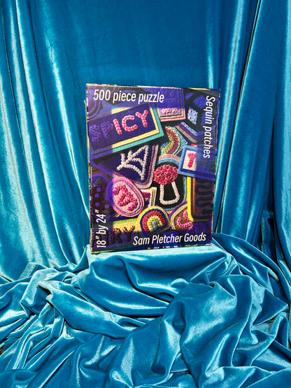 Sequin Patch Puzzle ~ 500 pieces