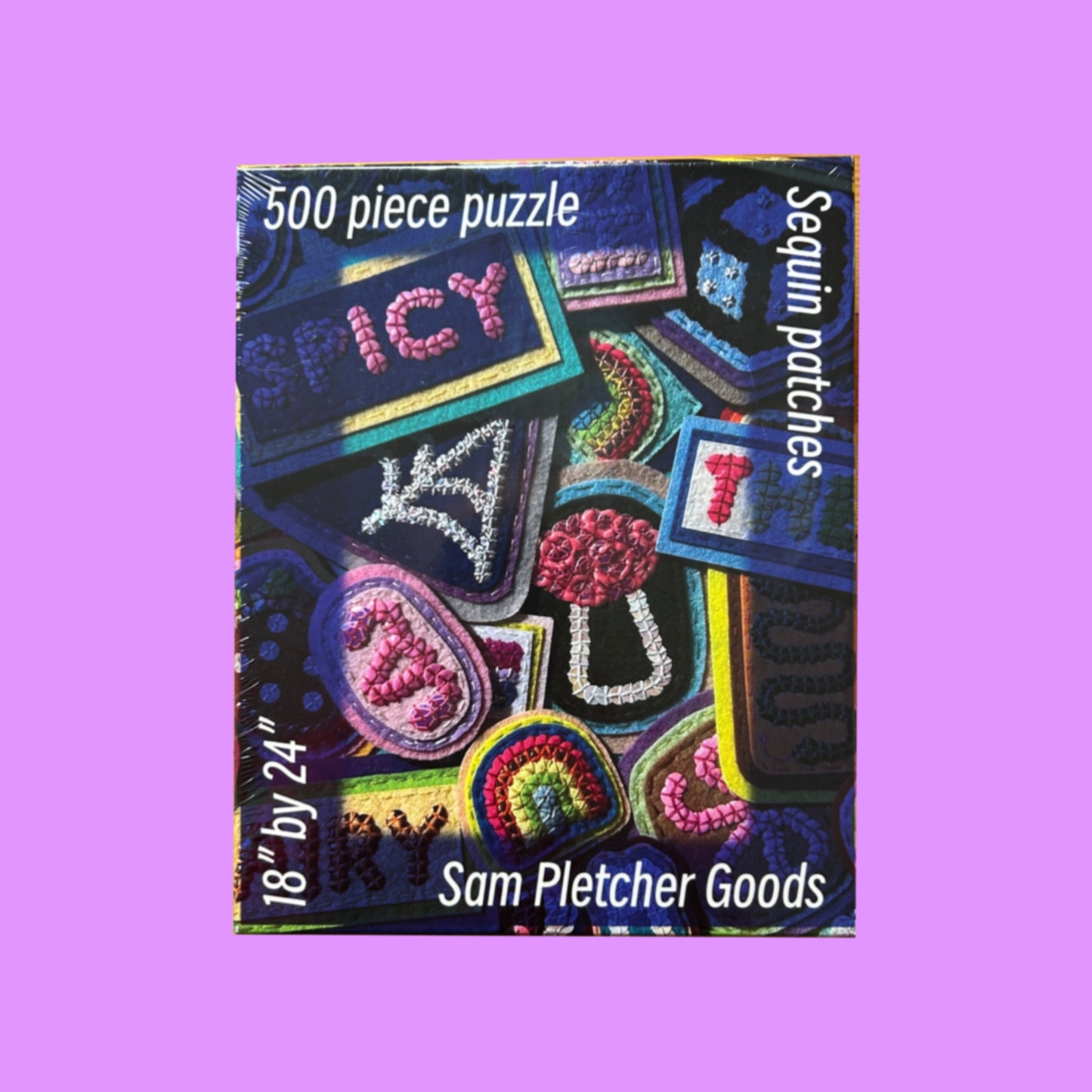 Sequin Patch Puzzle ~ 500 pieces