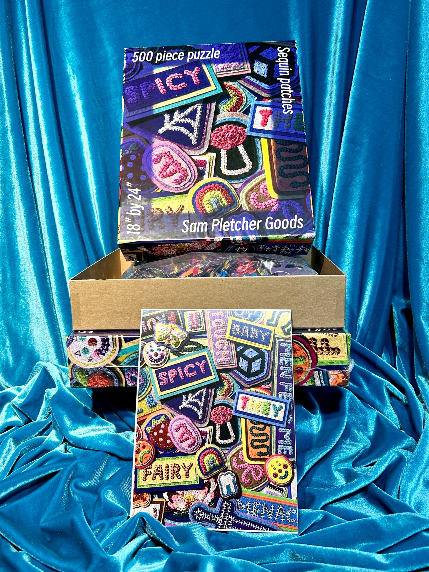 Sequin Patch Puzzle ~ 500 pieces