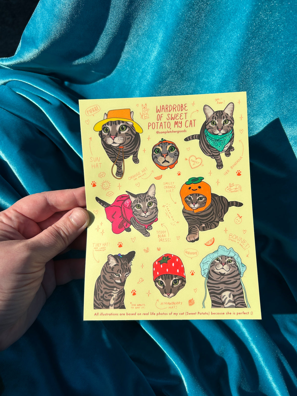 Sweet Potato Sticker Sheet