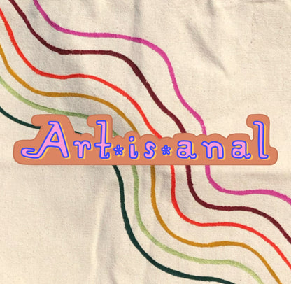 Artisanal ~ Waterproof Vinyl Sticker