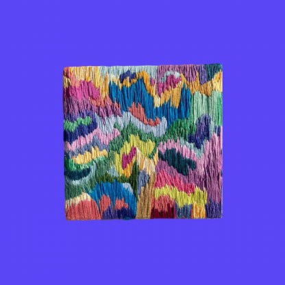 Colorful Embroidered Canvas (2022)